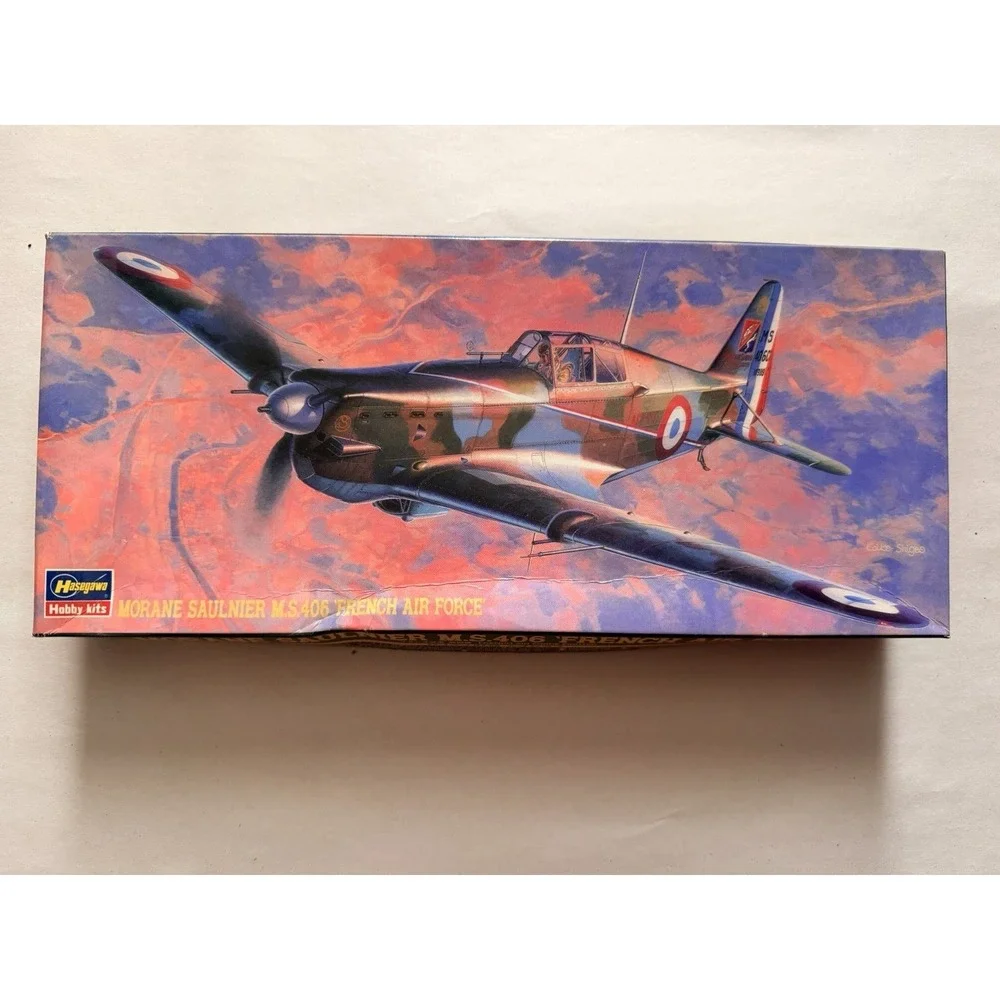 Hasegawa 1/72 Morane Saulnier M.S.406 French Air Force Model Kit AP19
